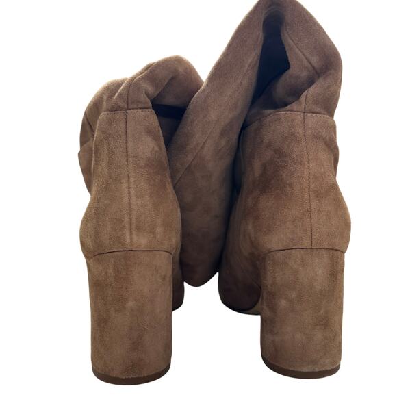 Sam Edelman Hiltin Hai Camel Knee-High Suede Boots 8 - Picture 3 of 10